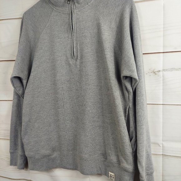 LEGACY gray 1/4 zip Sweater size XS - Picture 2 of 6